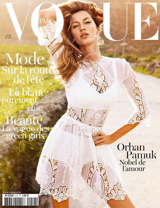 Gisele Bündchen On Vogue Paris April 2011 Cover - Emmanuelle Alt's