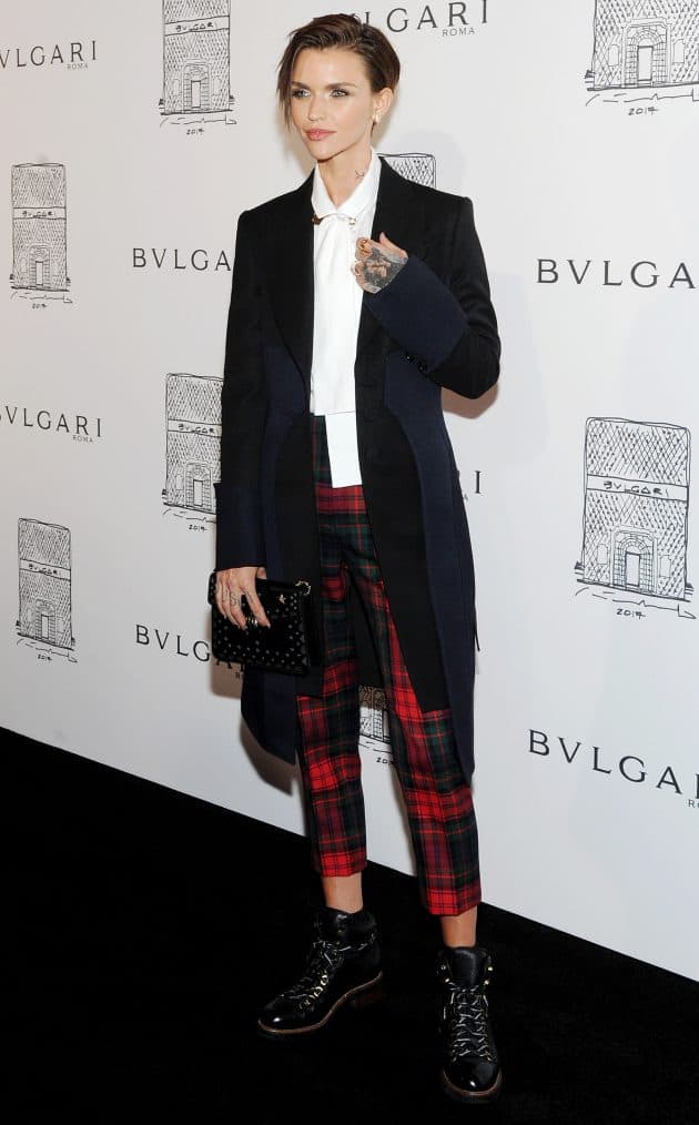Ruby Rose, Bulgari flagship store opening celebration, Arrivals, New York. Photo by Broadimage/REX/Shutterstock