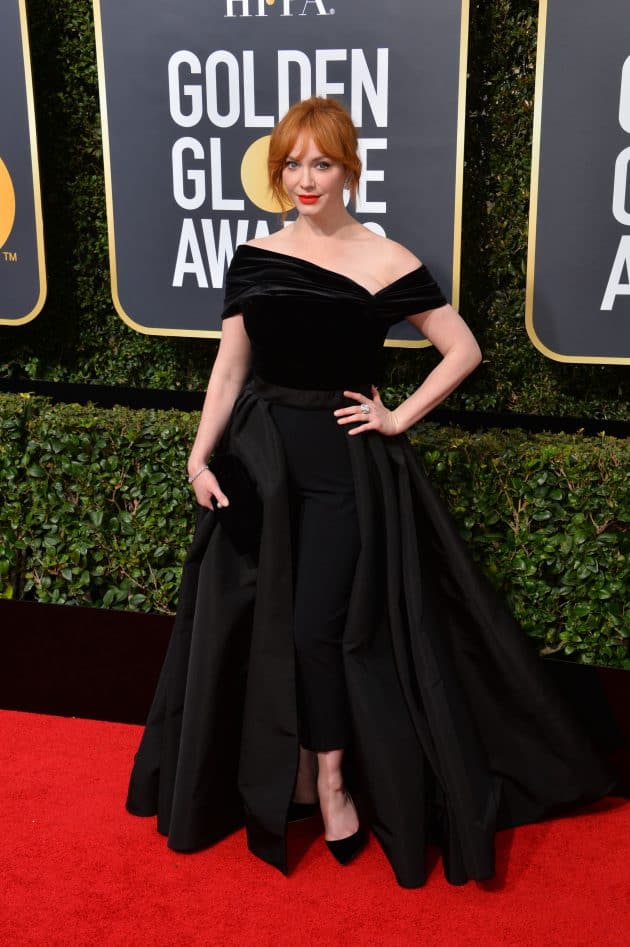 Christina Hendricks, 75th Annual Golden Globe Awards (Photo: FeatureflashSHM/REX/Shutterstock)