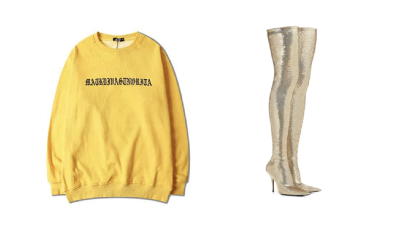 Images courtesy of Street Wear and Lyst