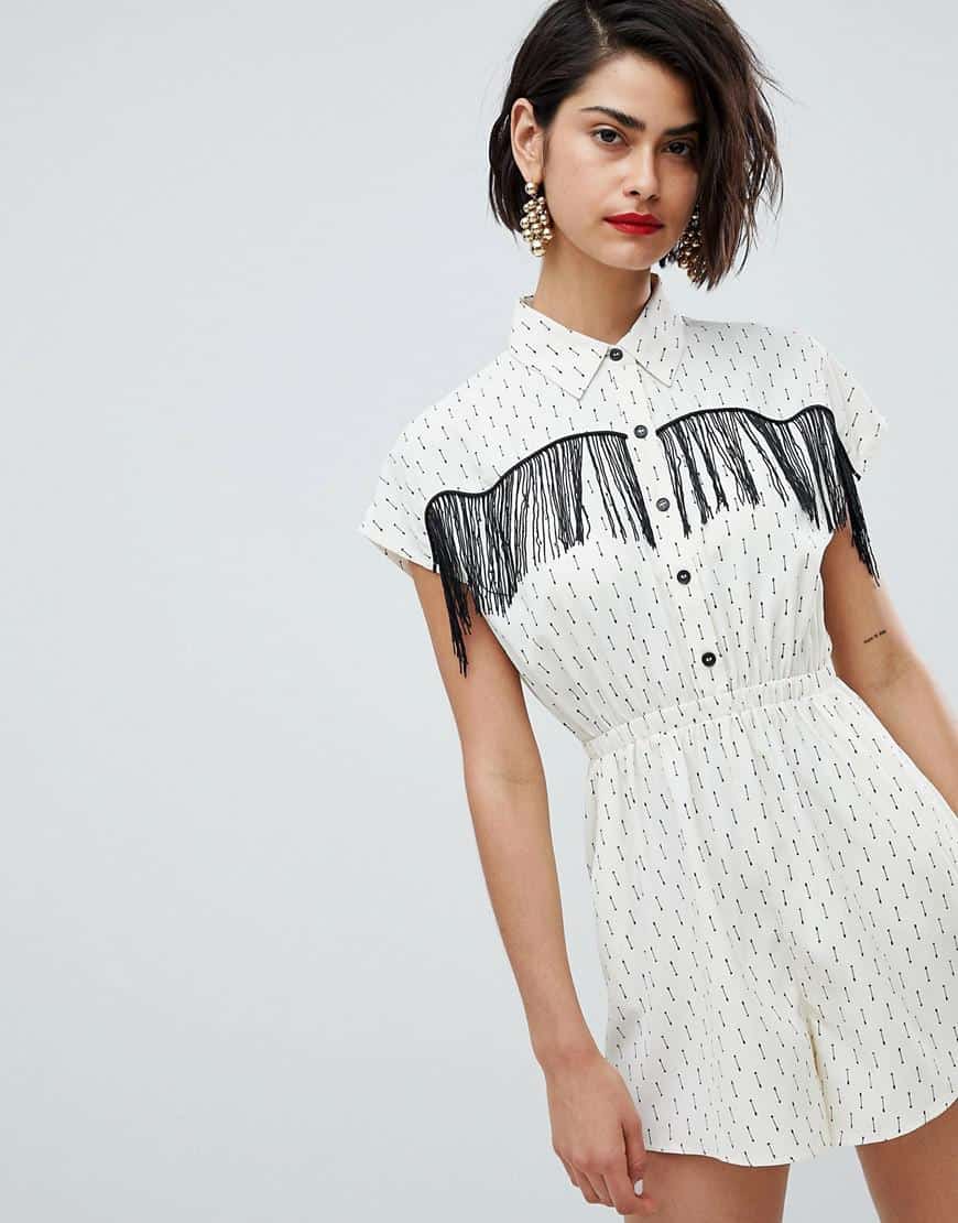 ASOS Fringe Romper